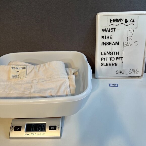 Free People In My Feelings Crop Boot Cut Pants Size L White Velvet Boho NEW - Picture 12 of 12